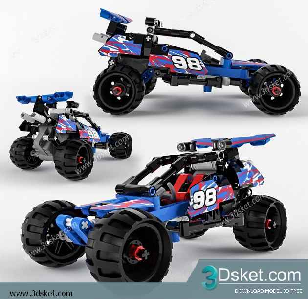 Free Download Toy 3D Model Đồ Chơi 004