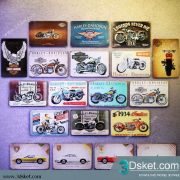 Free Download Frame 3D Model Tranh 023