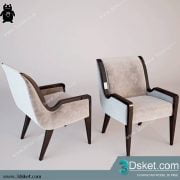 3D Model Arm Chair Free Download 058