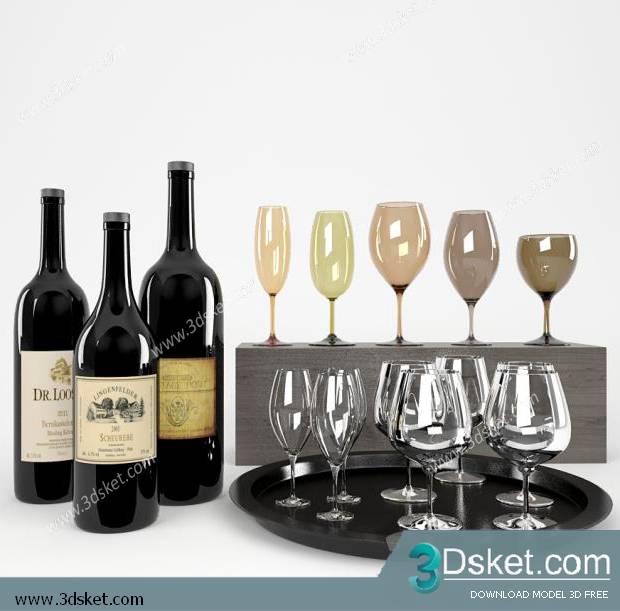 Free Download 3D Models Tableware Kitchen 060