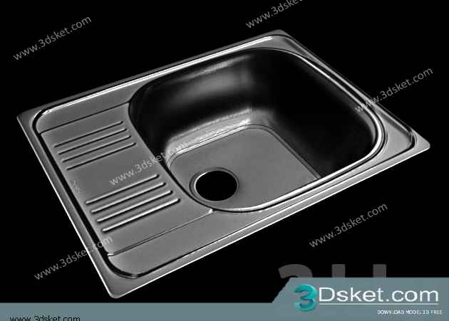 Free Download Kitchen Accessories 3D Model 008 Phụ kiện