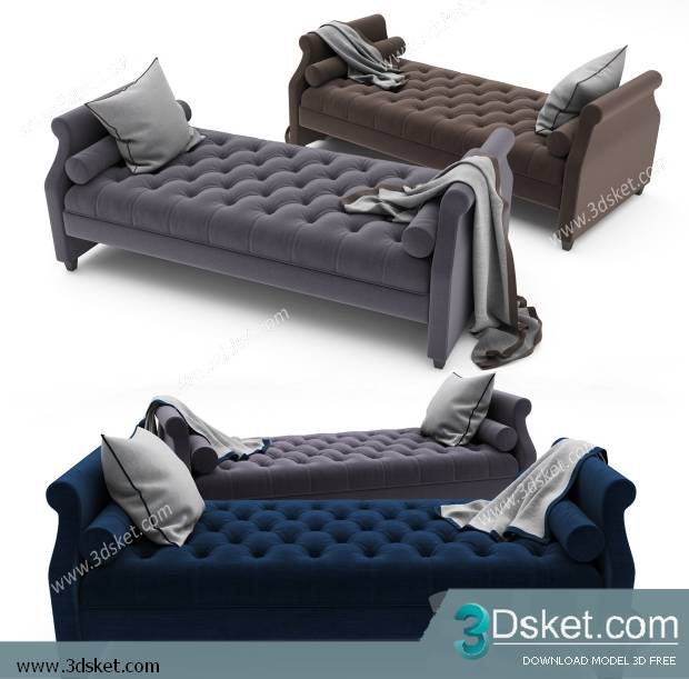 3D Model Other Soft Seating Free Download Ghế mềm 039