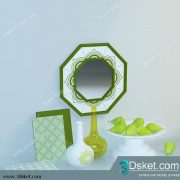 Free Download Decorative set 3D Model Bộ Trang Trí 038