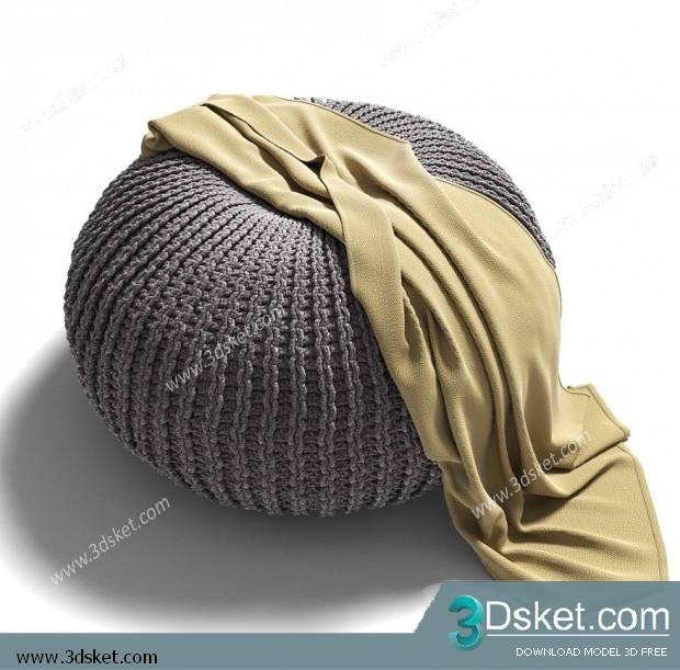 3D Model Other Soft Seating Free Download Ghế mềm 040