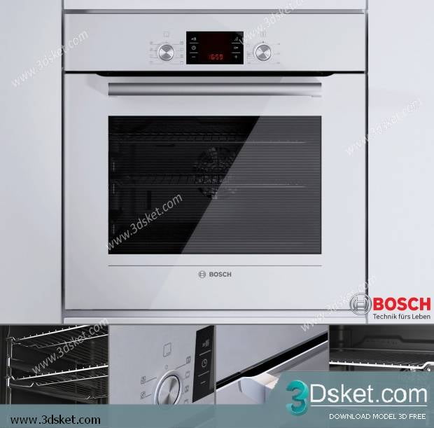 Free Download Kitchen Appliance 3D Model 020