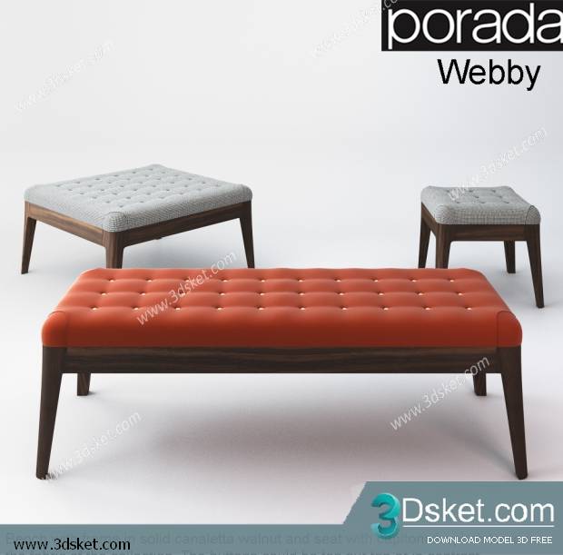 3D Model Other Soft Seating Free Download Ghế mềm 040