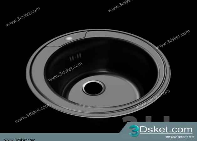 Free Download Kitchen Accessories 3D Model 009 Phụ kiện