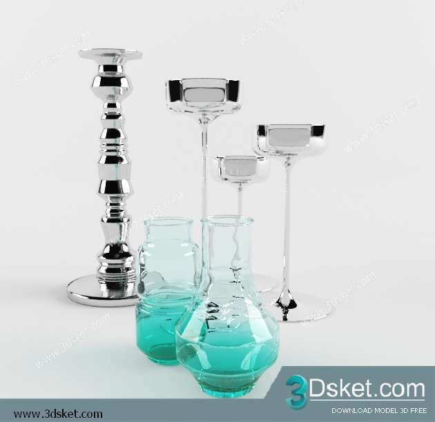 Free Download Vase 3D Model Chai Lọ 013