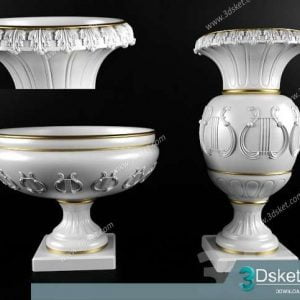 Free Download Decorative Plaster 3D Model 046
