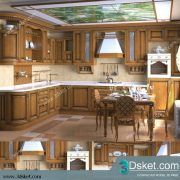 Free Download Kitchen 3D Model Nhà bếp 015