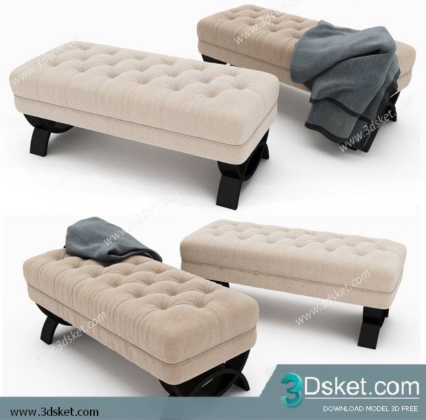 3D Model Other Soft Seating Free Download Ghế mềm 043