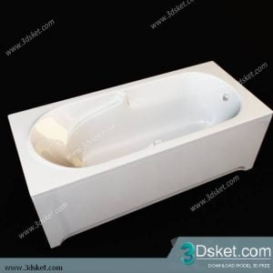 Free Download Bathtub 3D Model Bồn Tắm 013