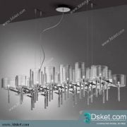 Free Download Ceiling Light 3D Model Đèn Trần 043
