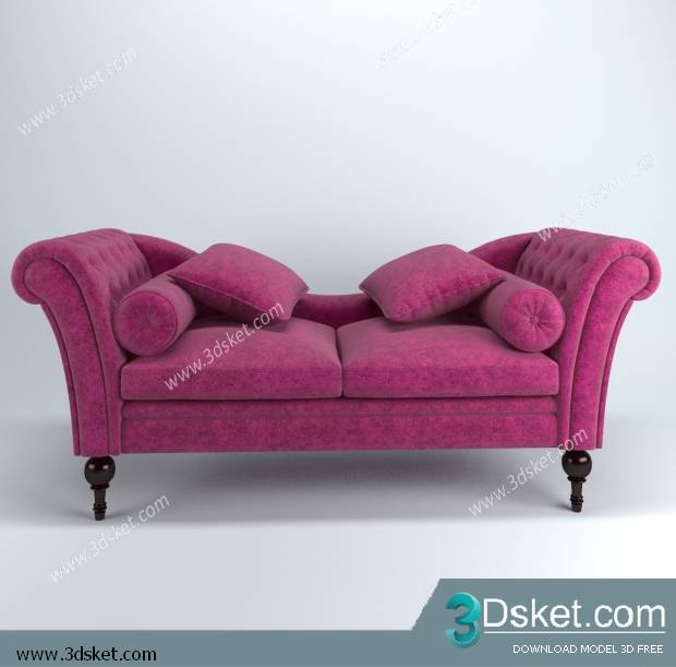 3D Model Other Soft Seating Free Download Ghế mềm 044