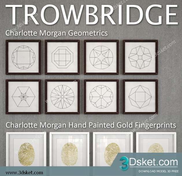 Free Download Frame 3D Model Tranh 040