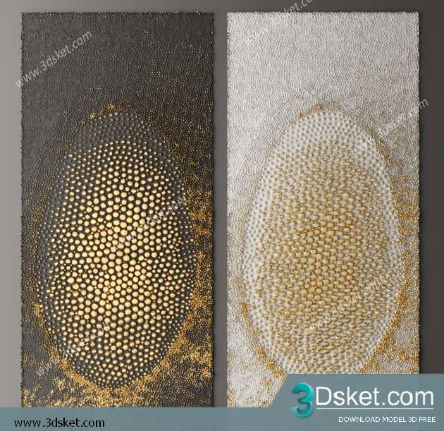 Free Download Frame 3D Model Tranh 042