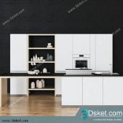 Free Download Kitchen 3D Model Nhà bếp 041