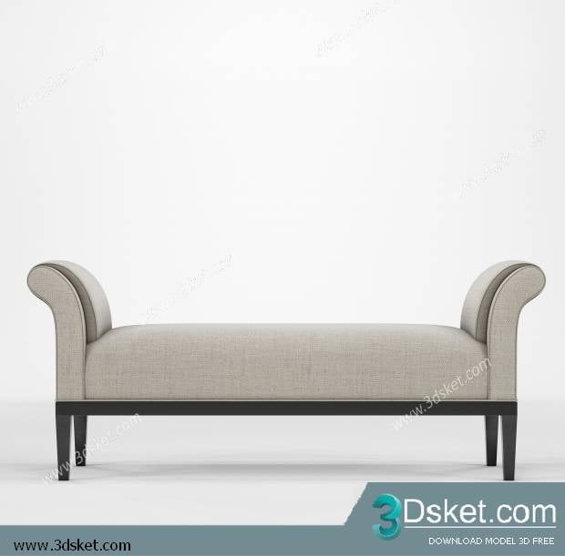 3D Model Other Soft Seating Free Download Ghế mềm 045