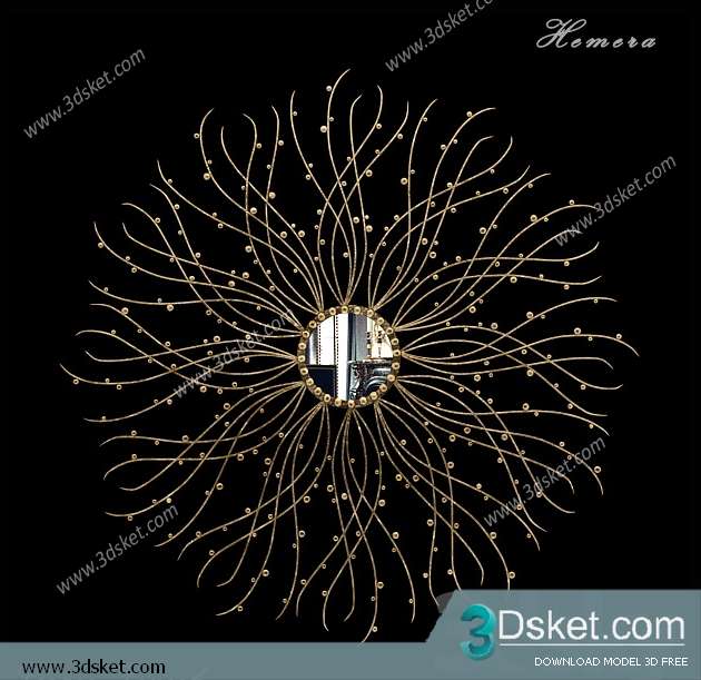 Free Download Mirror 3D Model Gương 030