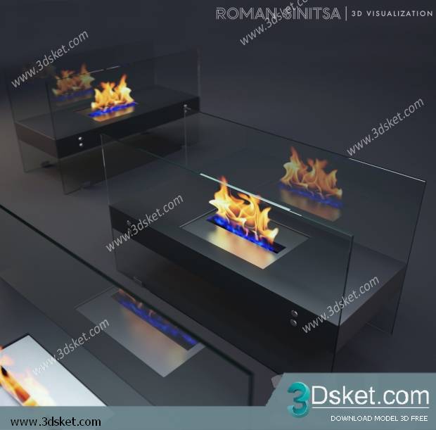 Free Download Kitchen 3D Model Nhà bếp 016