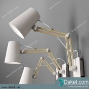 Free Download Wall Light 3D Model Đèn Tường 024