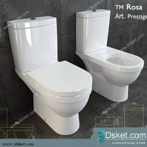 Free Download Toilet Bidet 3D Model 022