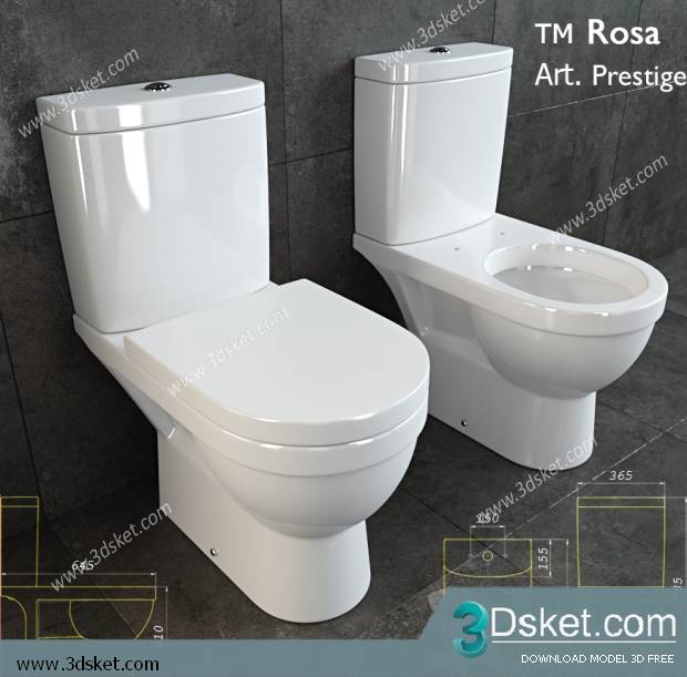 Free Download Toilet Bidet 3D Model 022 - Download 3D Model Free ...