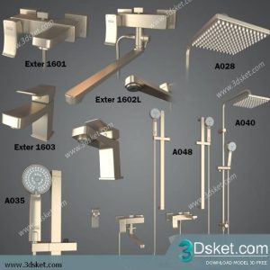 Free Download Faucet 3D Model Vòi Rửa 015