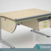 Free Download Table Chair Children 3D Model Bàn Ghế 016