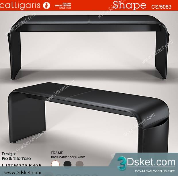 3D Model Other Soft Seating Free Download Ghế mềm 048