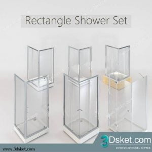 Free Download Shower 3D Model Tắm Đứng 012