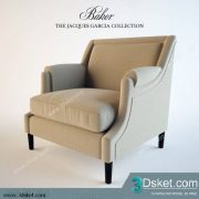3D Model Arm Chair Free Download 021