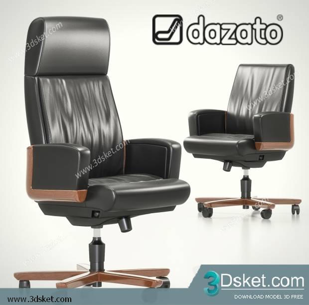 3D Model Office Furniture Free Download Ghế giám đốc 009