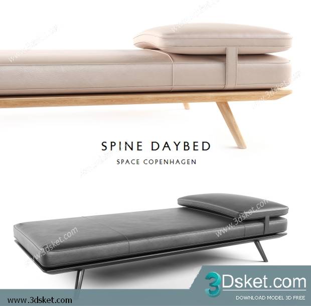 3D Model Other Soft Seating Free Download Ghế mềm 054