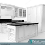 Free Download Kitchen 3D Model Nhà bếp 048