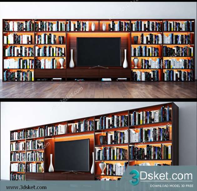 Free Download Books 3D Model 018 Sách