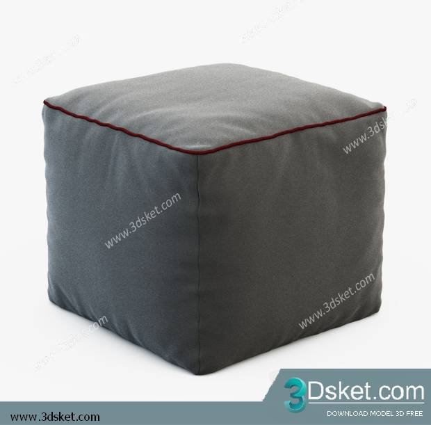 3D Model Other Soft Seating Free Download Ghế mềm 055