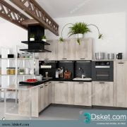 Free Download Kitchen 3D Model Nhà bếp 053
