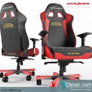 3D Model Office Furniture Free Download Ghế Gaming 011