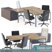 3D Model Office Furniture Free Download 012