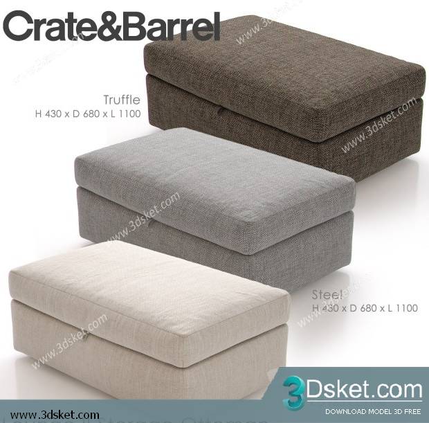 3D Model Other Soft Seating Free Download Ghế mềm 059