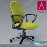 3D Model Office Furniture Free Download Ghế xoay 013