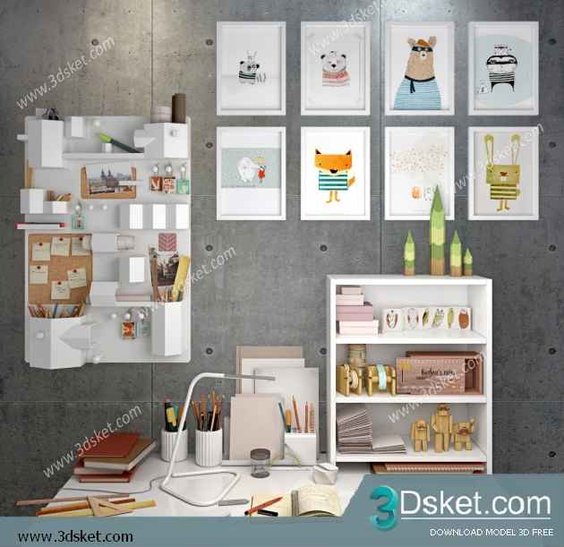 Free Download Miscellaneous 3D Model Tổng hợp 008