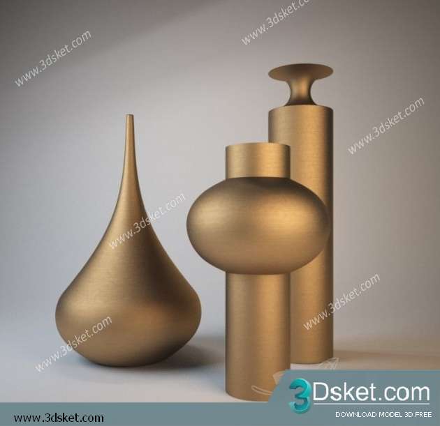 Free Download Vase 3D Model Chai Lọ 014