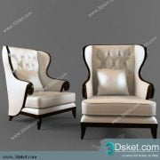 3D Model Arm Chair Free Download 064