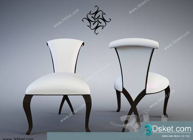3D Model Arm Chair Free Download 065
