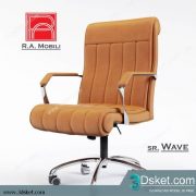 3D Model Office Furniture Free Download Ghế xoay 014