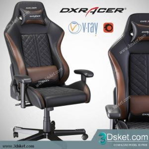 3D Model Office Furniture Free Download Ghế xoay 016