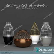 Free Download Decorative set 3D Model Bộ Trang Trí 049