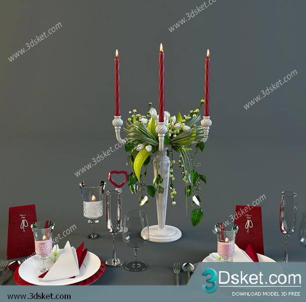 Free Download 3D Models Tableware Kitchen 045